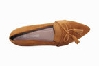 Mocassins en velours camel Sahara