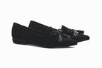 Mocassins en velours noir Macao