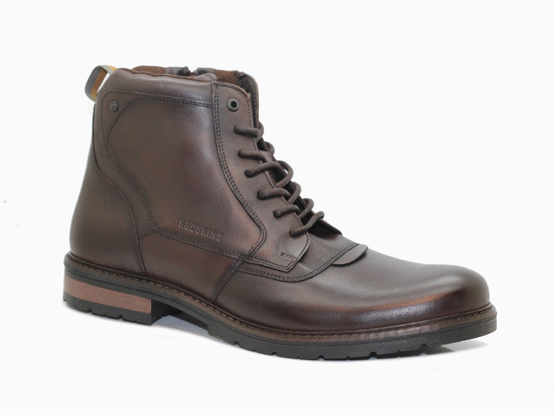 Boots Edolo en cuir marron foncé