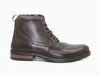 Boots Edolo en cuir marron foncé