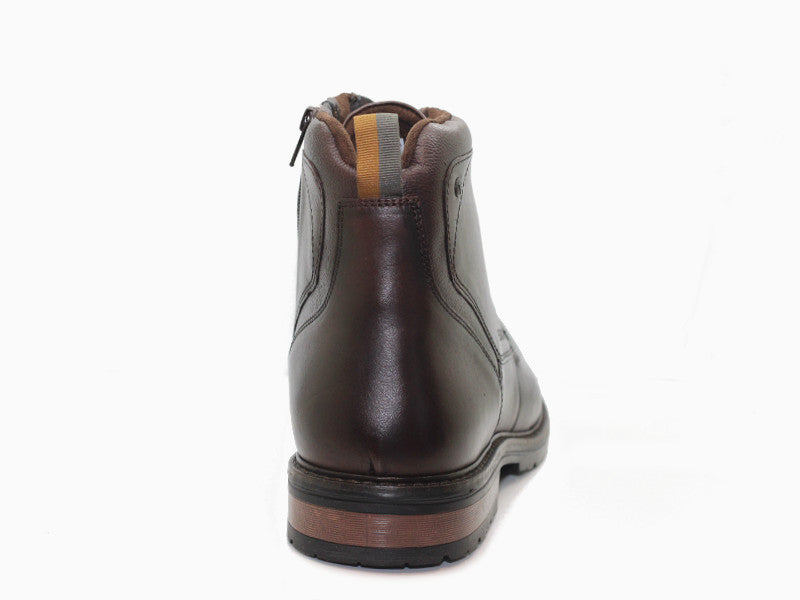 Boots Edolo en cuir marron foncé