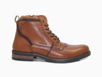 Boots Edolo en cuir cognac