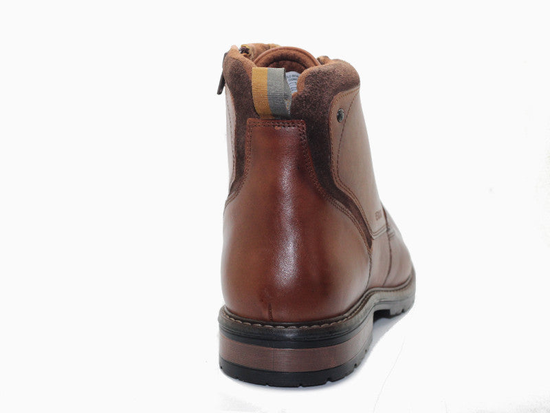 Boots Edolo en cuir cognac