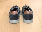 Sneakers Baxter en cuir noir et largeur confort