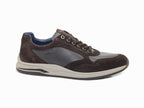 Sneakers en cuir marron chocolat Turibio