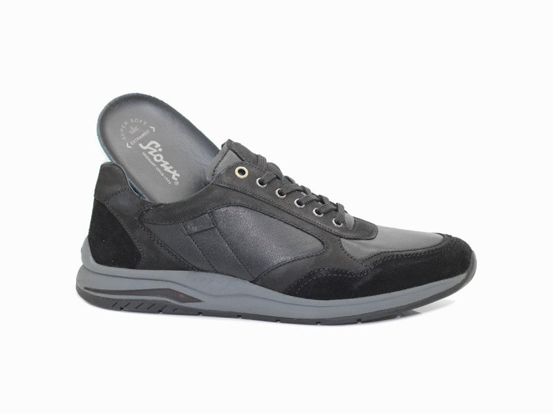 Sneakers en cuir noir Turibio du 47 au 51
