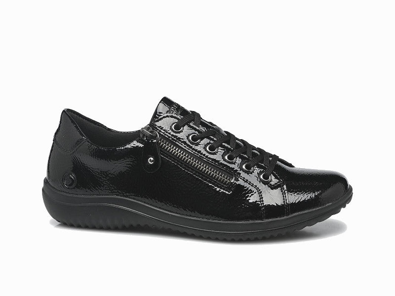 Sneakers vernis noir Reglisse