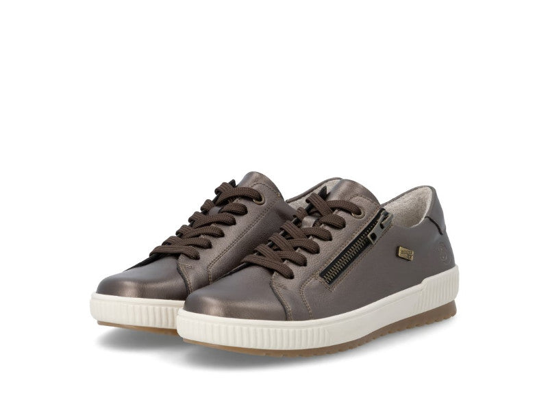 Tennis Remonte en cuir bronze