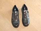 Tennis basses en stretch marron Antik