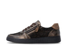 Tennis basses en stretch marron Antik