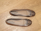Ballerines plates dorées Claudia