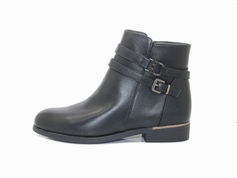 Bottines cavalières noires Sina