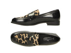Mocassins noirs et imprimé Sauvage