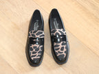 Mocassins noirs et imprimé Sauvage