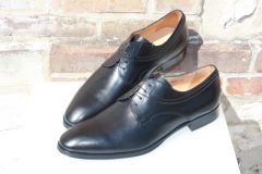 Derbies classiques en cuir noir Philip