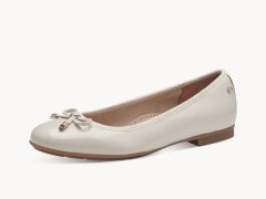 Ballerines Tamaris en cuir vernis beige