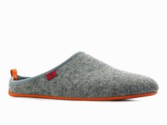 Chaussons slipper en feutre gris Mistigri