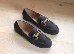 Mocassins marron Gabor en cuir velours 