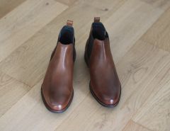 Boots style chelsea en cuir marron Jasper