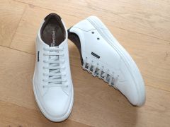 Baskets basses en cuir blanc Pegada