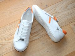 Sneakers Remonte en cuir blanc Mandarine