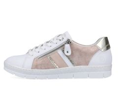 Tennis blanches, rose et or Lolipop