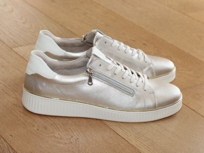 Baskets Remonte en cuir doré