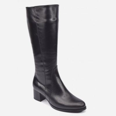 Bottes en cuir noir Muse