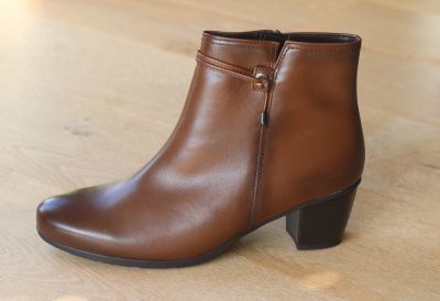 Bottines à talon Gabor en cuir marron