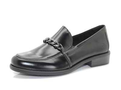 Mocassins Remonte en cuir noir 