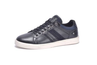 Sneakers en cuir noir Ixial