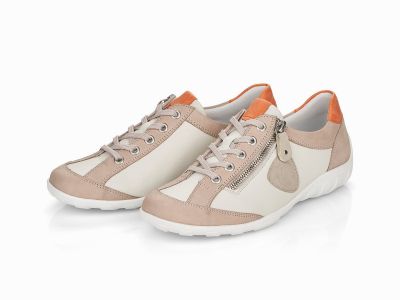 Derby trotteur en cuir beige Choupy