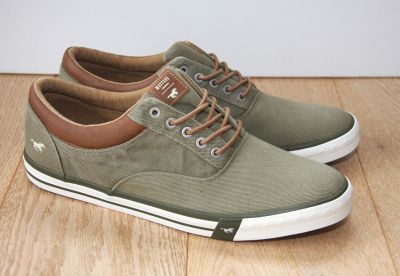 Tennis Mustang en toile kaki