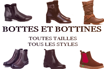 PLACE AUX BOTTINES AVEC LE PLUS GRAND CHOIX DE MODÈLES TENDANCES ET FÉMININS EN GRANDE TAILLE DU 42 AU 46